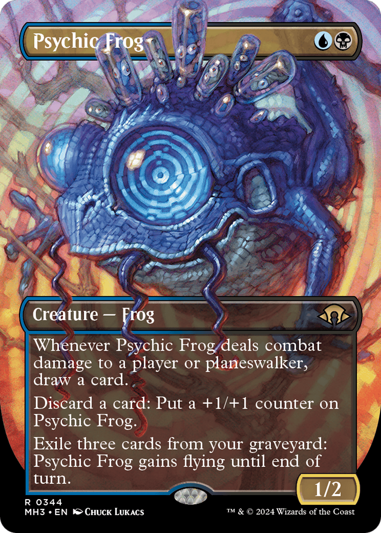 Psychic Frog (Borderless) [Modern Horizons 3] | Shuffle n Cut Hobbies & Games