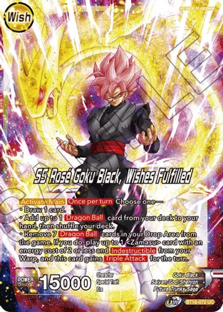 Zamasu // SS Rose Goku Black, Wishes Fulfilled (BT16-072) [Realm of the Gods] | Shuffle n Cut Hobbies & Games