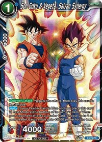 Son Goku & Vegeta, Saiyan Synergy (Unison Warrior Series Tournament Pack Vol.3) (P-276) [Tournament Promotion Cards] | Shuffle n Cut Hobbies & Games