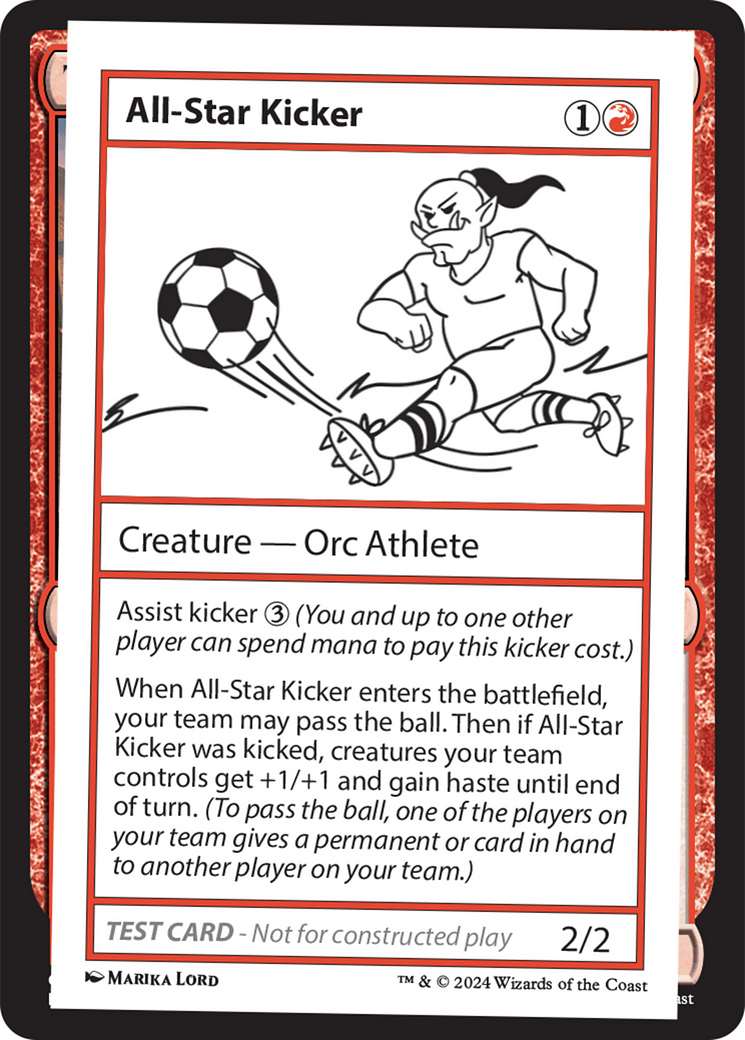 All-Star Kicker [Mystery Booster 2 Playtest Cards] | Shuffle n Cut Hobbies & Games