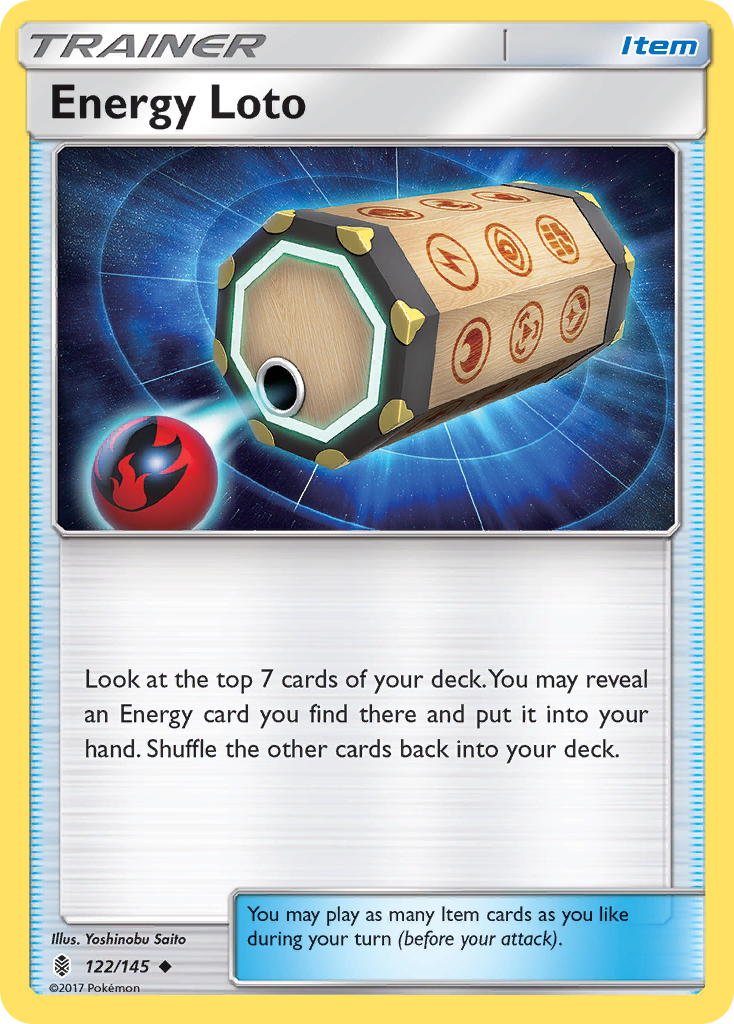 Energy Loto (122/145) [Sun & Moon: Guardians Rising] | Shuffle n Cut Hobbies & Games