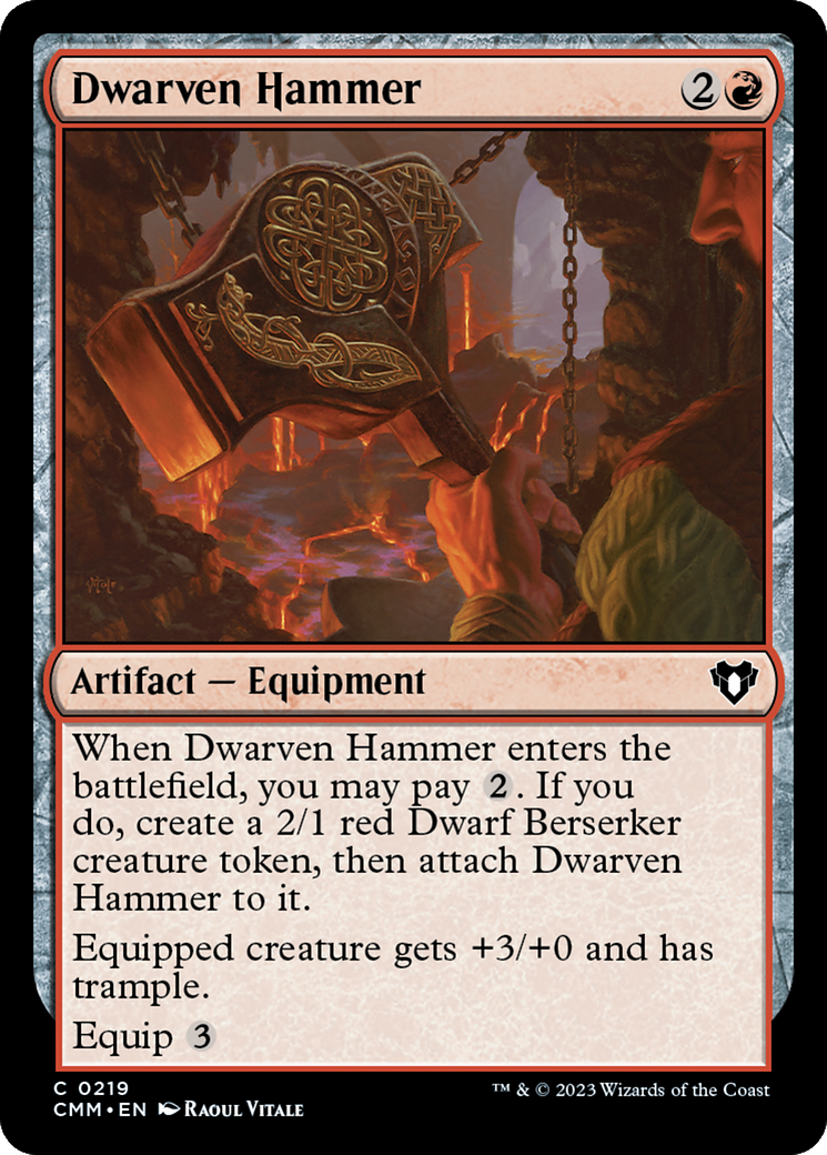 Dwarven Hammer [Commander Masters] | Shuffle n Cut Hobbies & Games