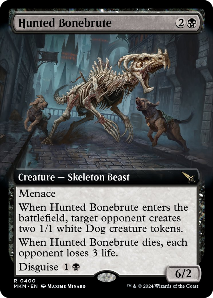 Hunted Bonebrute (Extended Art) [Murders at Karlov Manor] | Shuffle n Cut Hobbies & Games