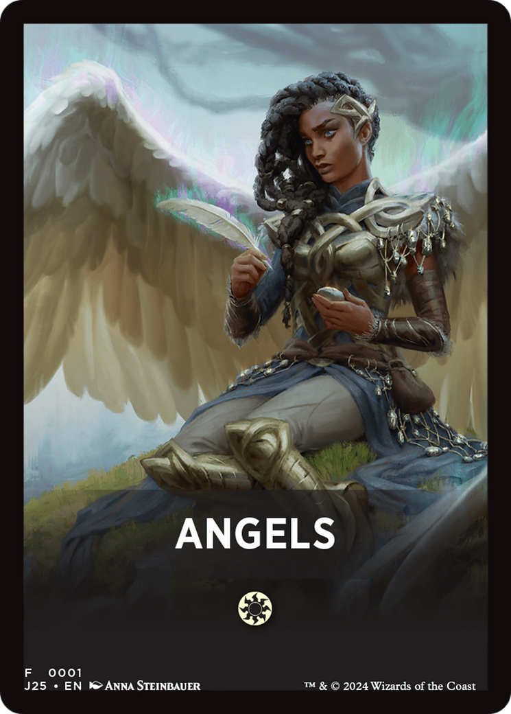 Angels Theme Card [Foundations Jumpstart Front Cards] | Shuffle n Cut Hobbies & Games