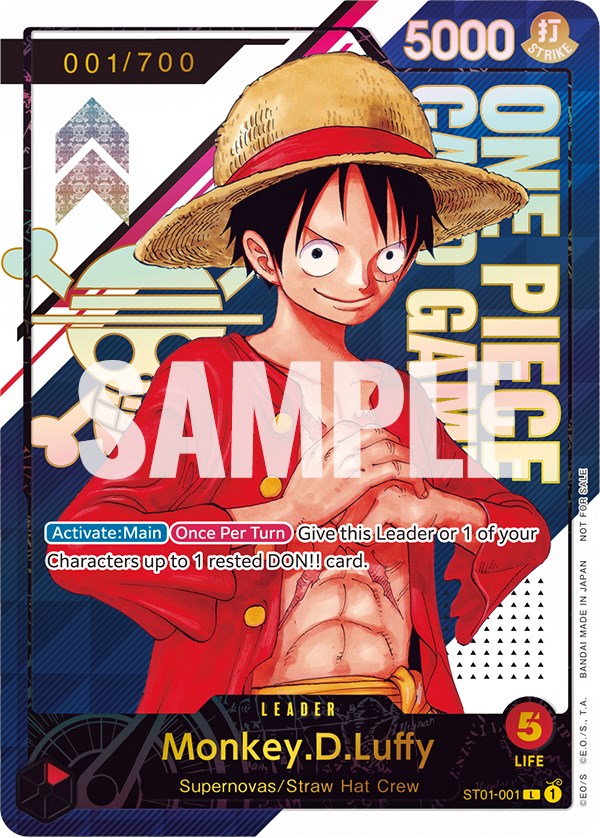 Monkey.D.Luffy (Serial Number) [One Piece Promotion Cards] | Shuffle n Cut Hobbies & Games