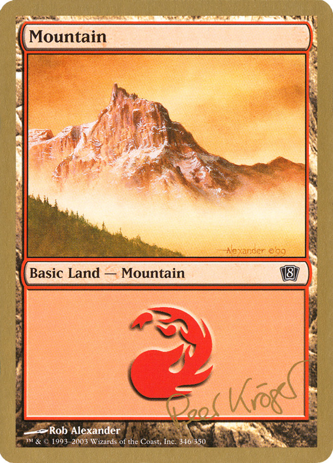 Mountain (pk346) (Peer Kroger) [World Championship Decks 2003] | Shuffle n Cut Hobbies & Games