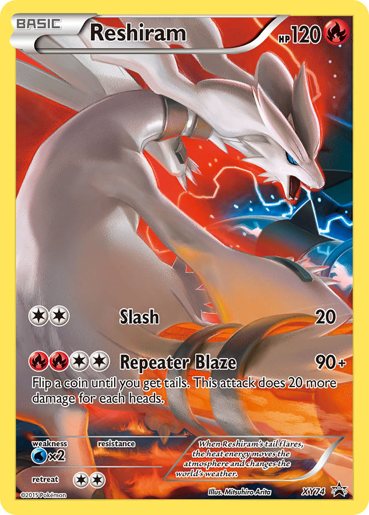 Reshiram (XY74) [XY: Black Star Promos] | Shuffle n Cut Hobbies & Games