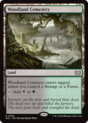 Woodland Cemetery [Duskmourn: House of Horror Commander] | Shuffle n Cut Hobbies & Games