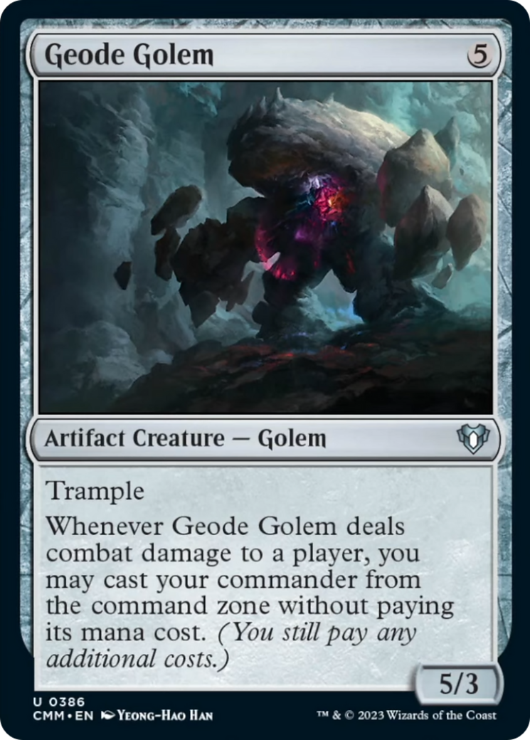 Geode Golem [Commander Masters] | Shuffle n Cut Hobbies & Games