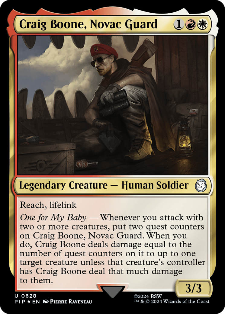 Craig Boone, Novac Guard (Surge Foil) [Fallout] | Shuffle n Cut Hobbies & Games