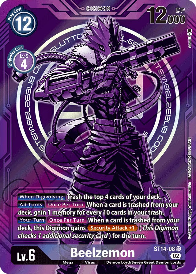 Beelzemon [ST14-08] (Alternate Art) [Starter Deck: Beelzemon Advanced Deck Set] | Shuffle n Cut Hobbies & Games