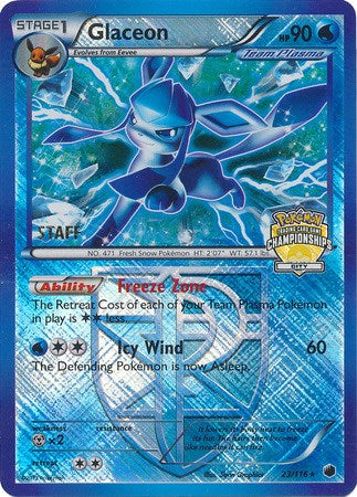 Glaceon (023/116) (City Championships) (Staff) [League & Championship Cards] | Shuffle n Cut Hobbies & Games