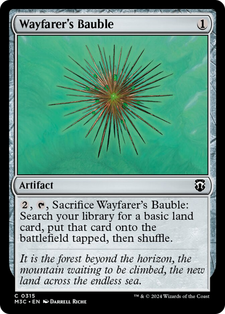 Wayfarer's Bauble (Ripple Foil) [Modern Horizons 3 Commander] | Shuffle n Cut Hobbies & Games