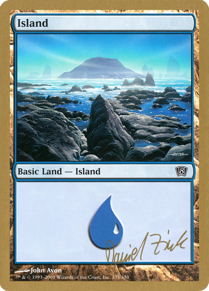 Island (dz335) (Daniel Zink) [World Championship Decks 2003] | Shuffle n Cut Hobbies & Games