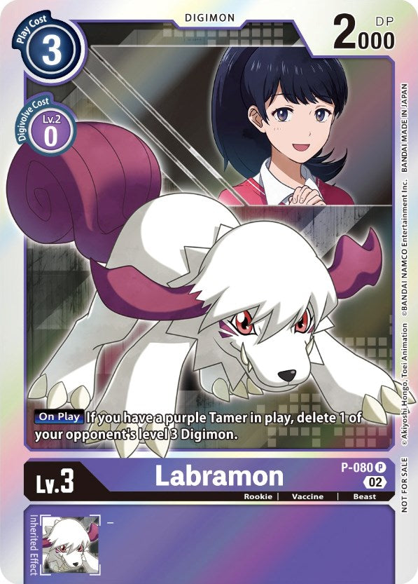 Labramon [P-080] (Digimon Survive Anime Expo 2022) [Promotional Cards] | Shuffle n Cut Hobbies & Games