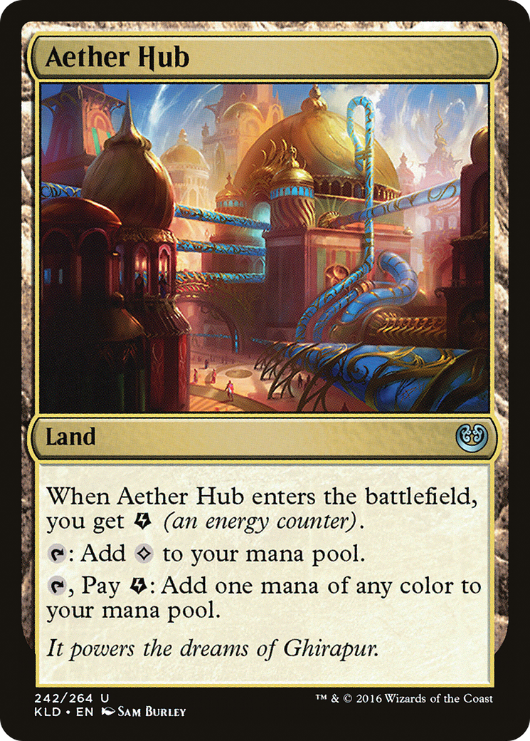 Aether Hub (Ripple Foil) [Modern Horizons 3 Commander] | Shuffle n Cut Hobbies & Games