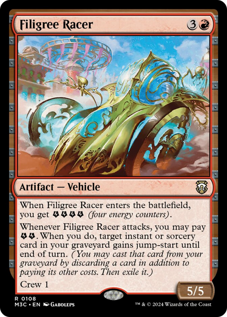 Filigree Racer [Modern Horizons 3 Commander] | Shuffle n Cut Hobbies & Games