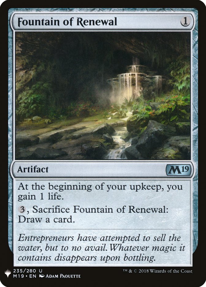 Fountain of Renewal [Mystery Booster] | Shuffle n Cut Hobbies & Games