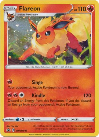 Flareon (SWSH041) [Sword & Shield: Black Star Promos] | Shuffle n Cut Hobbies & Games