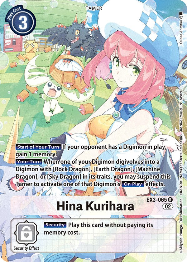 Hina Kurihara [EX3-065] (Alternate Art) [Draconic Roar] | Shuffle n Cut Hobbies & Games