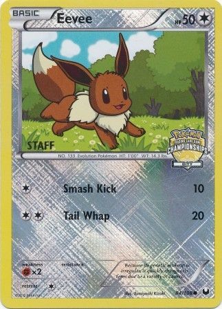 Eevee (84/108) (City Championship Staff) [League & Championship Cards] | Shuffle n Cut Hobbies & Games