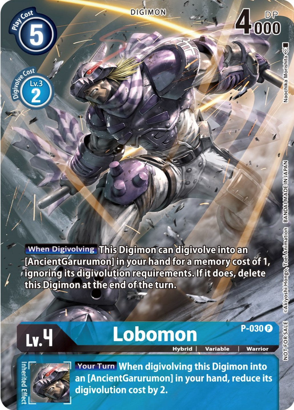 Lobomon [P-030] (2nd Anniversary Frontier Card) [Promotional Cards] | Shuffle n Cut Hobbies & Games