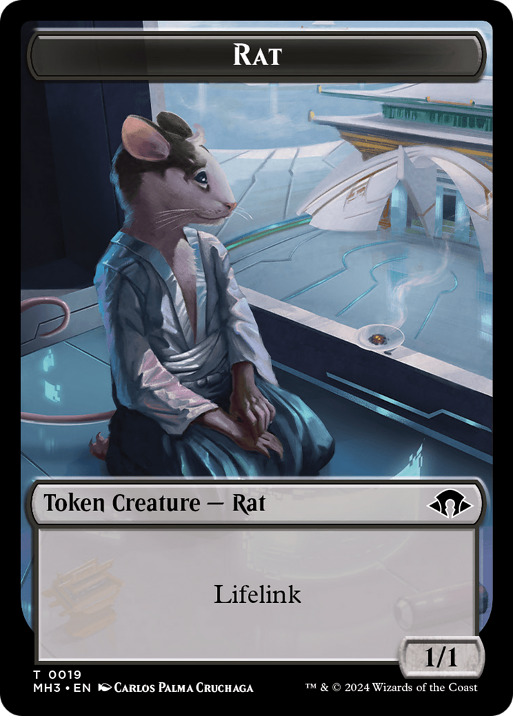 Eldrazi Spawn // Rat Double-Sided Token [Modern Horizons 3 Tokens] | Shuffle n Cut Hobbies & Games