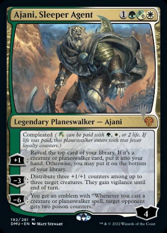 Ajani, Sleeper Agent (Promo Pack) [Dominaria United Promos] | Shuffle n Cut Hobbies & Games