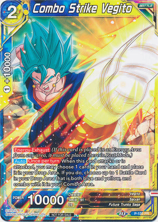 Combo Strike Vegito (Shop Tournament: Assault of Saiyans) (P-133) [Promotion Cards] | Shuffle n Cut Hobbies & Games