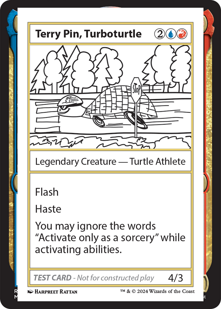 Terry Pin, Turboturtle [Mystery Booster 2 Playtest Cards] | Shuffle n Cut Hobbies & Games