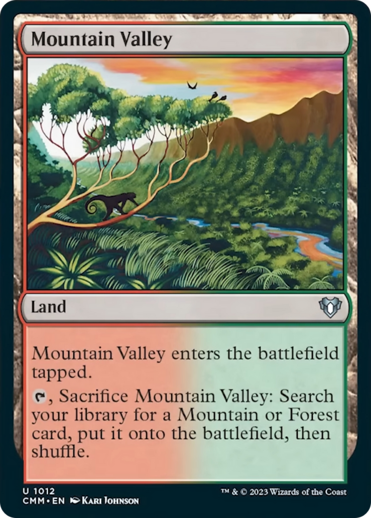 Mountain Valley [Commander Masters] | Shuffle n Cut Hobbies & Games