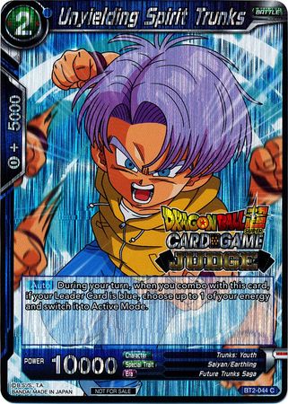 Unyielding Spirit Trunks (BT2-044) [Judge Promotion Cards] | Shuffle n Cut Hobbies & Games