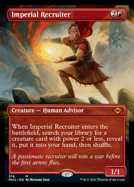 Imperial Recruiter (Borderless Alternate Art) [Modern Horizons 2] | Shuffle n Cut Hobbies & Games