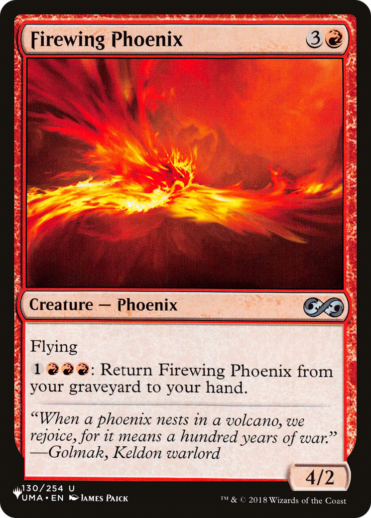 Firewing Phoenix [The List Reprints] | Shuffle n Cut Hobbies & Games