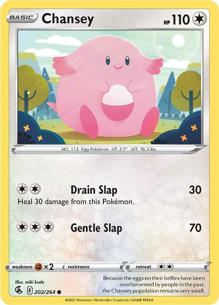 Chansey (202/264) [Sword & Shield: Fusion Strike] | Shuffle n Cut Hobbies & Games