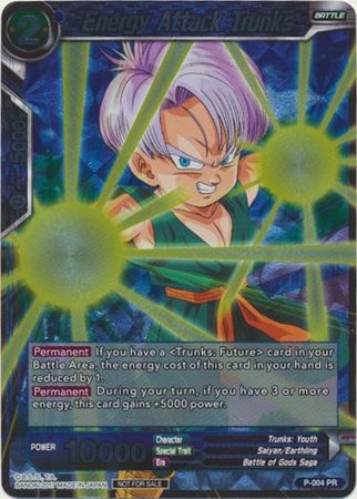 Energy Attack Trunks (P-004) [Promotion Cards] | Shuffle n Cut Hobbies & Games