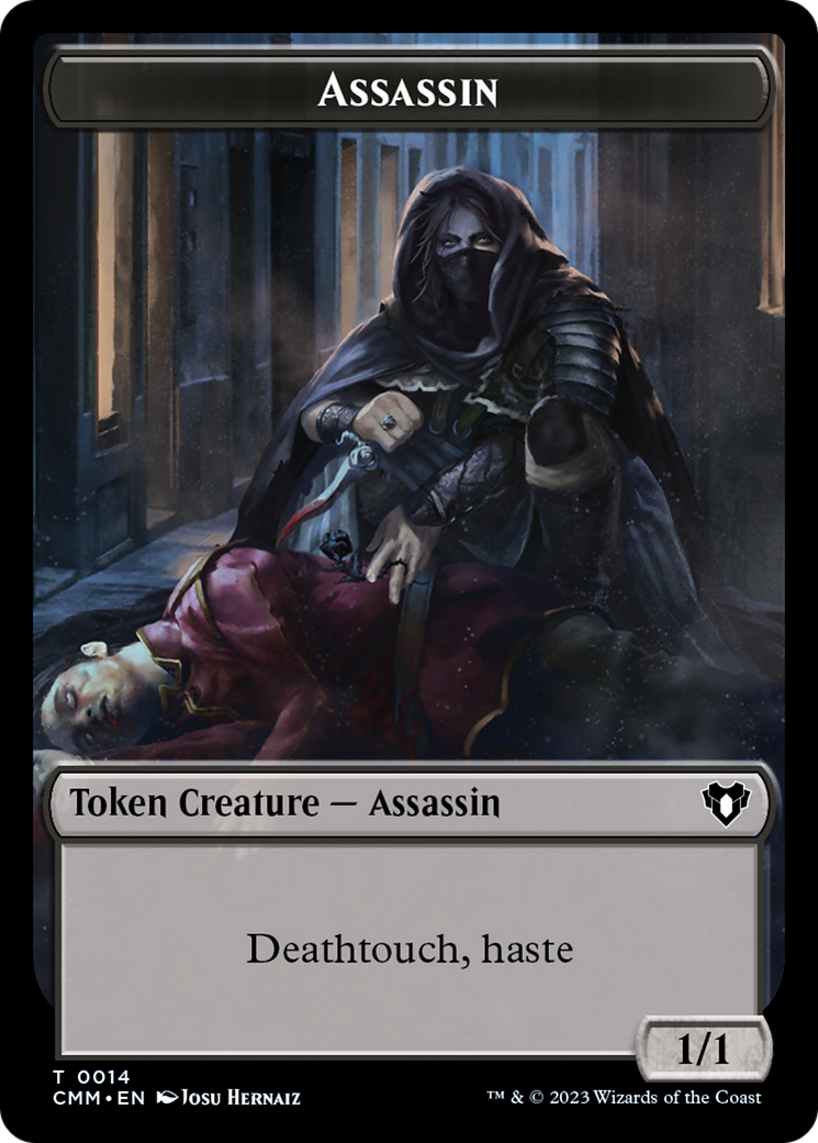 Assassin Token [Commander Masters Tokens] | Shuffle n Cut Hobbies & Games