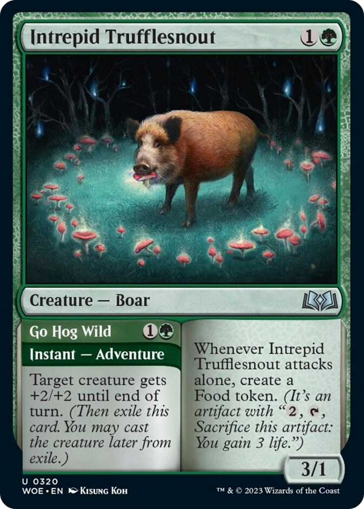 Intrepid Trufflesnout // Go Hog Wild [Wilds of Eldraine] | Shuffle n Cut Hobbies & Games