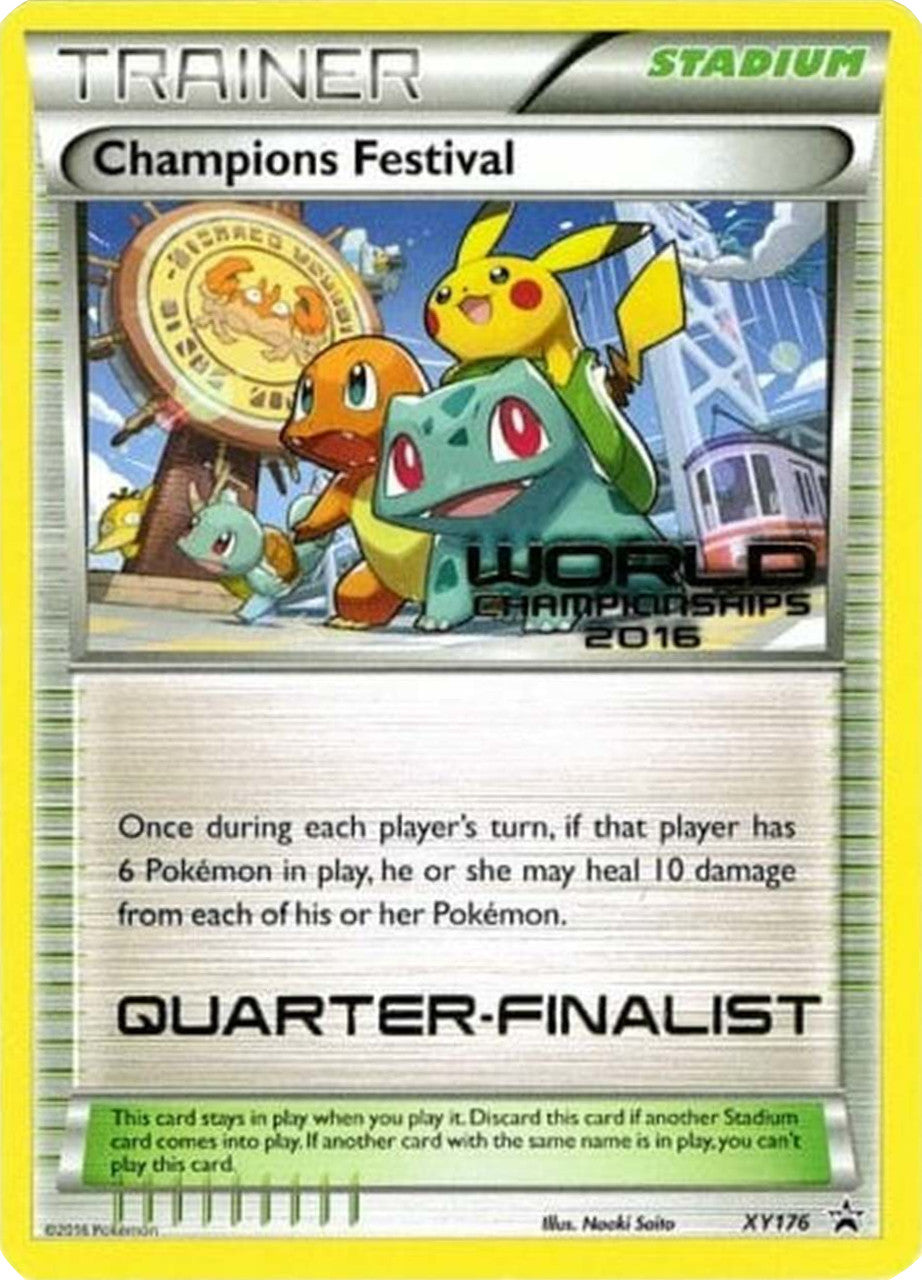 Champions Festival (XY176) (2016 Quarter Finalist) [XY: Black Star Promos] | Shuffle n Cut Hobbies & Games