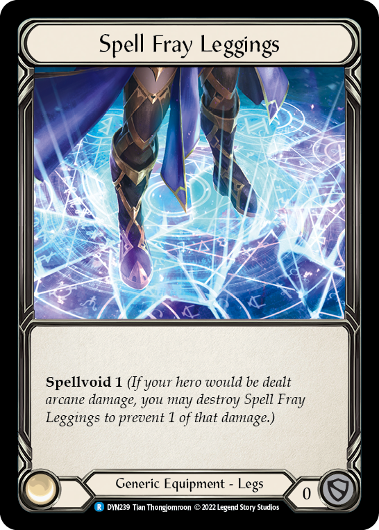 Spell Fray Leggings [DYN239] (Dynasty)  Cold Foil | Shuffle n Cut Hobbies & Games