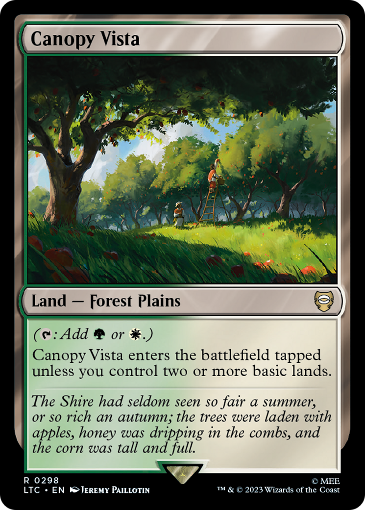 Canopy Vista [The Lord of the Rings: Tales of Middle-Earth Commander] | Shuffle n Cut Hobbies & Games