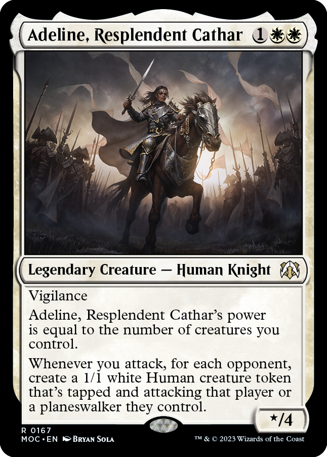 Adeline, Resplendent Cathar [March of the Machine Commander] | Shuffle n Cut Hobbies & Games