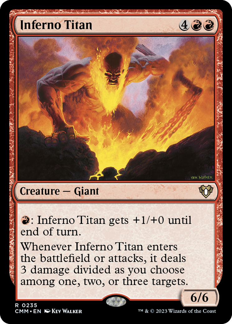 Inferno Titan [Commander Masters] | Shuffle n Cut Hobbies & Games