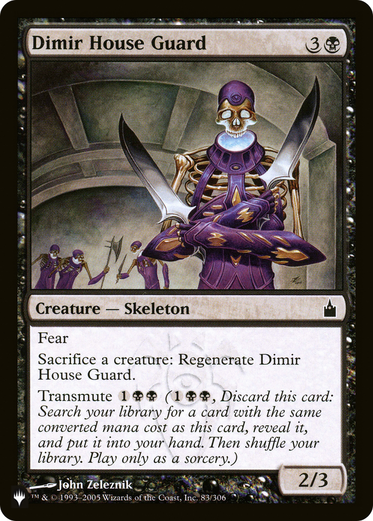 Dimir House Guard [The List Reprints] | Shuffle n Cut Hobbies & Games