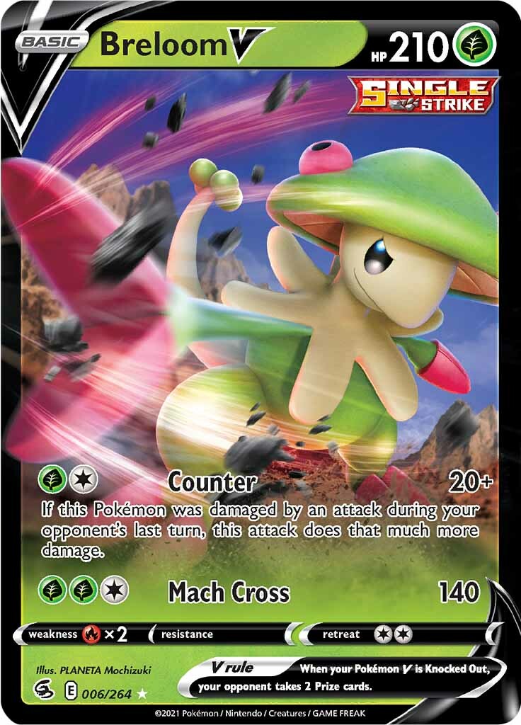 Breloom V (006/264) [Sword & Shield: Fusion Strike] | Shuffle n Cut Hobbies & Games