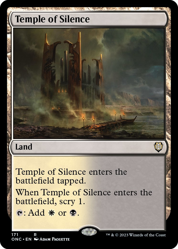 Temple of Silence [Phyrexia: All Will Be One Commander] | Shuffle n Cut Hobbies & Games