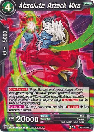 Absolute Attack Mira (P-038) [Promotion Cards] | Shuffle n Cut Hobbies & Games