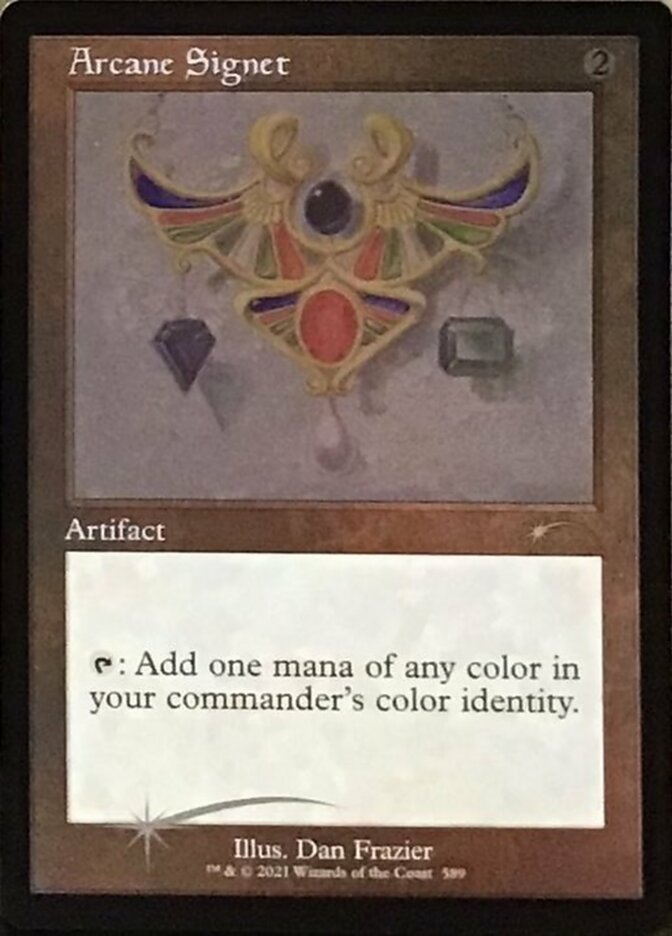 Arcane Signet (Retro) (Foil Etched) [Secret Lair Drop Promos] | Shuffle n Cut Hobbies & Games