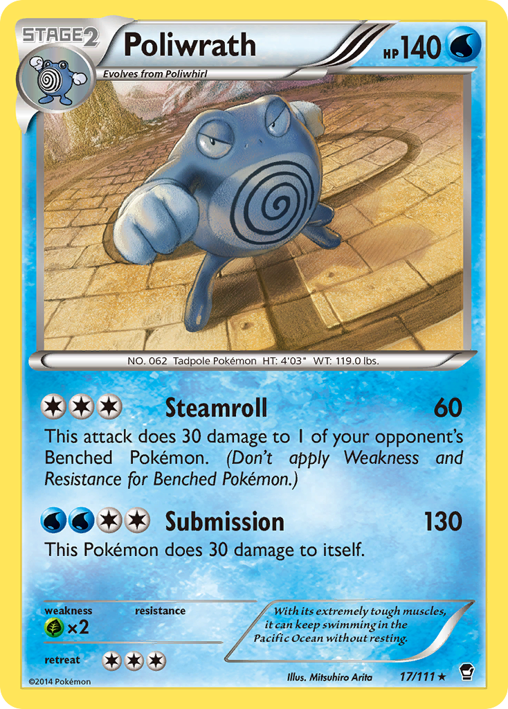 Poliwrath (17/111) [XY: Furious Fists] | Shuffle n Cut Hobbies & Games