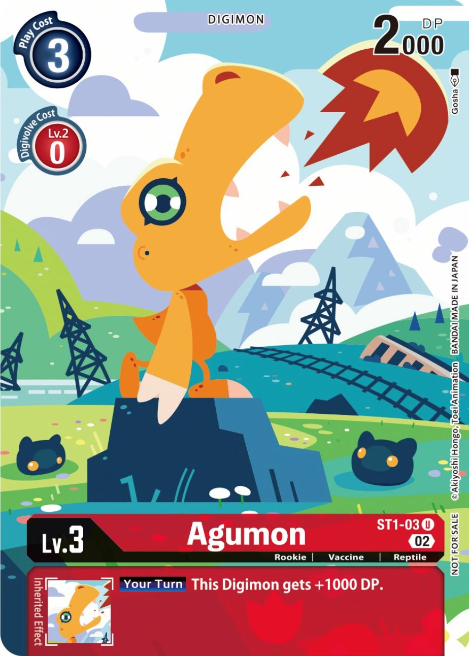 Agumon [ST1-03] (Box Topper) [Dimensional Phase] | Shuffle n Cut Hobbies & Games